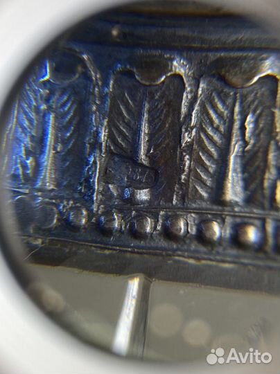 Хрустальная ваза с серебром 875 СССР