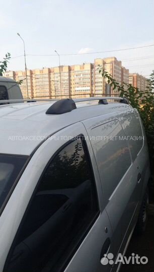 Лада Ларгус Рейлинги усиленные на крышу автомобиля