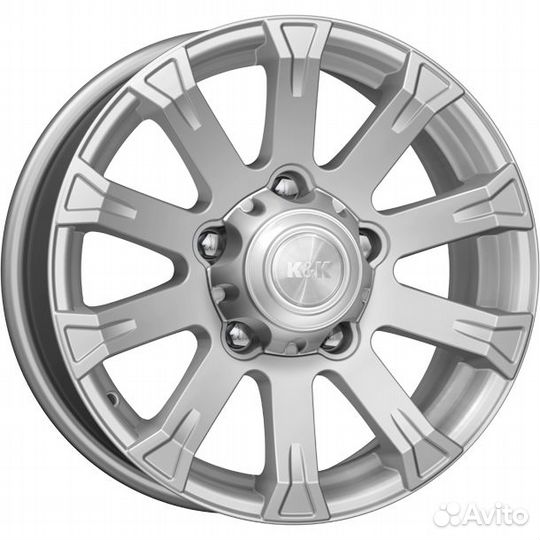 Диски K&K Байкал 7x16 5*139.7 ET35 DIA98.5 Сильвер Литой