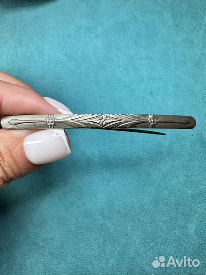 Винтажная заколка Alpacca