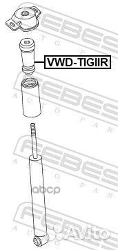 Отбойник переднего амортизатора vwdtigiir Febest