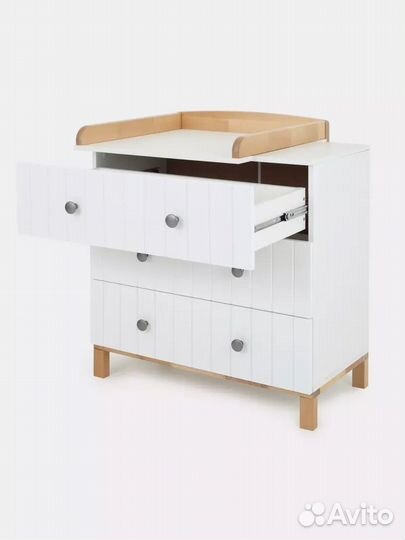 Комод пеленальный Rant Bamboo/белый