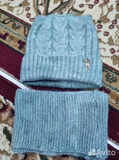 Шапка и снуд для девочки