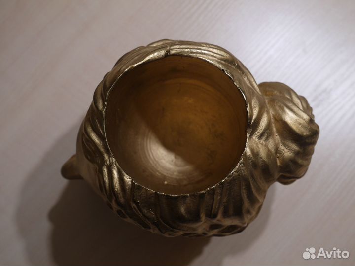 Ваза гипсовая/ дизайнерское кашпо для цветов