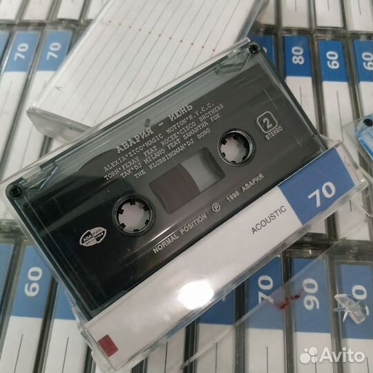 Аудиокассеты студийные с записью