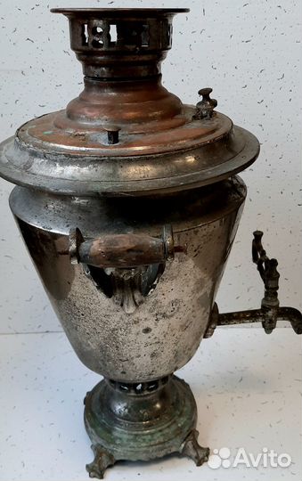 Самовар угольный на дровах СССР выс.47 см ок. 5 л