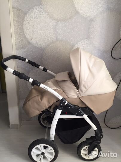 Коляска 2 в 1 indigo эко кожа