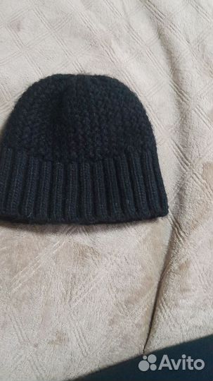 Шапка женская вязаная черная