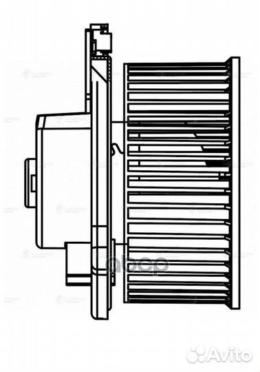 Э,вентилятор отоп. для ам Subaru Forester (S13)