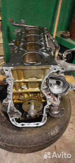 Блок цилиндров (шорт-блок)с документами 1AZ toyota