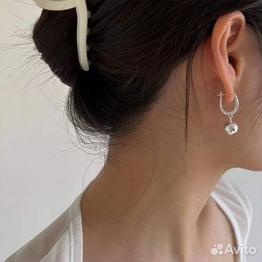 Серьги минимализм под Poison Drop английский замок