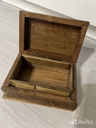 Деревянная шкатулка 70-е годы
