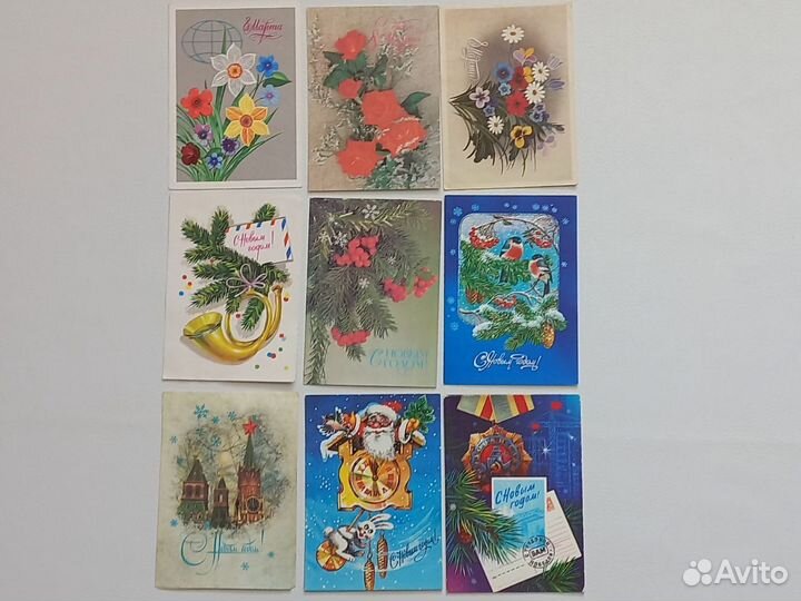 Открытки советские СССР почтовые карточки