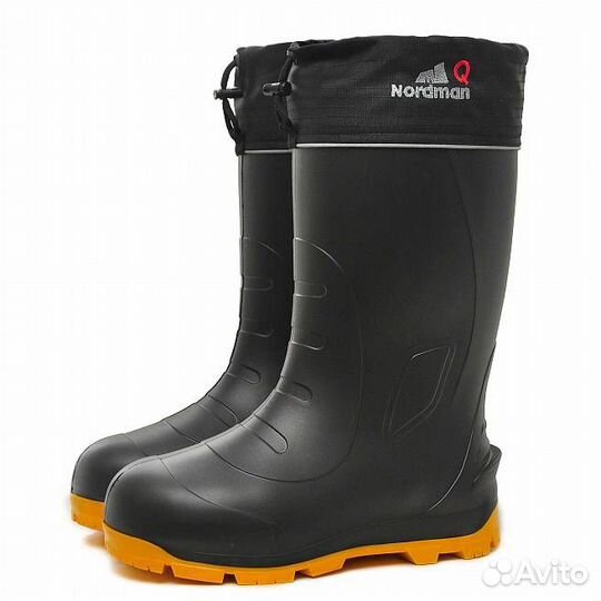 Сапоги Nordman Quaddro -70 с шипами, с желтой под