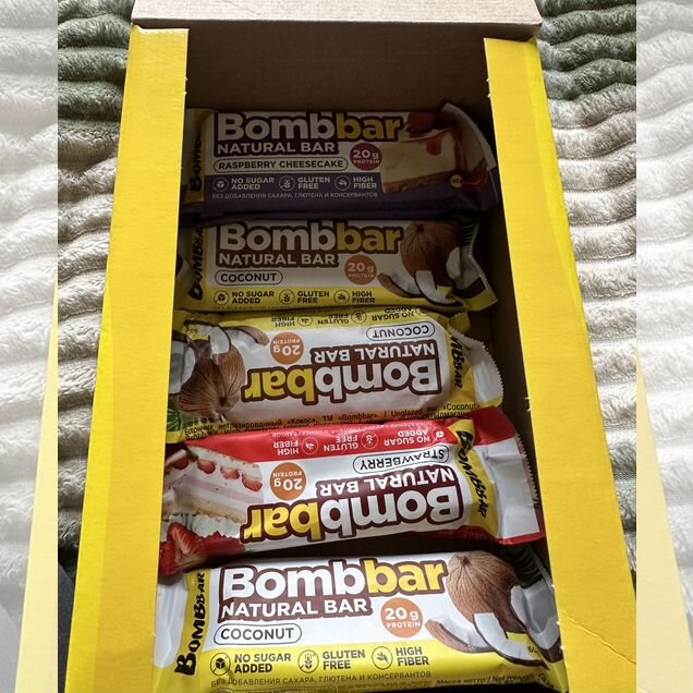 Протеиновые батончики bombbar