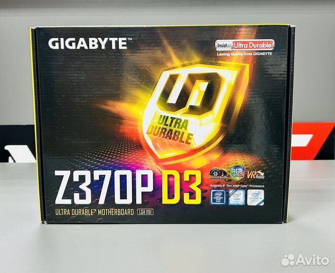 Материнская плата gigabyte Z370P D3, LGA 1151v2