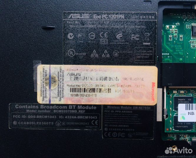 Нетбук asus eee pc 1201 pn на запчасти