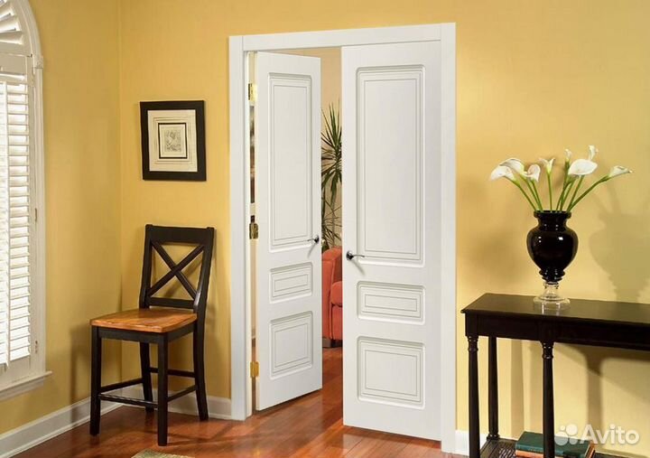 Дверь двухстворчатая