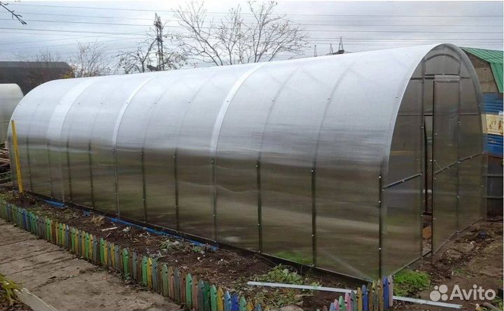 Теплица 3 на 6 из поликарбоната усиленная