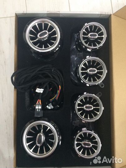 W213 воздуховоды с подсветкой