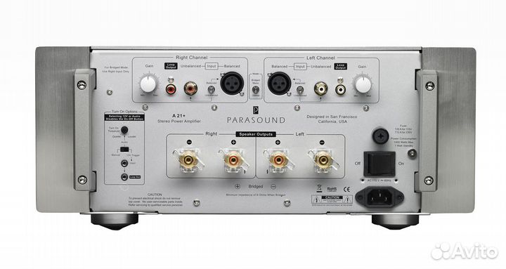 Усилитель мощности Parasound A21+ silver