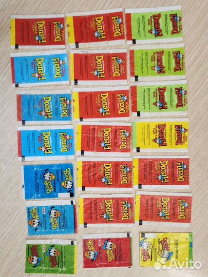 Обертки от жвачки 90х