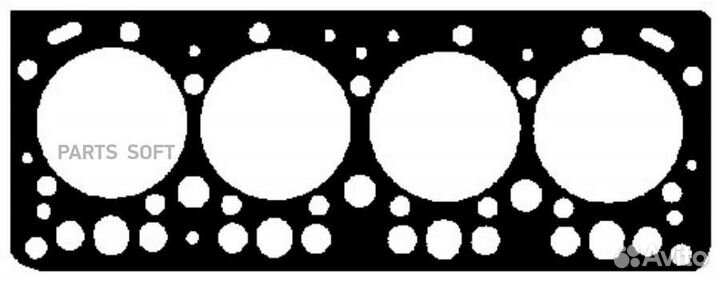 Elring 763013 прокладка ГБЦ на 4 cyl 97 1x \MB OM 314/314A/364/364A/LA 84