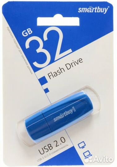 USB флешка Флешка 32 гб Smartbuy Scout Blue