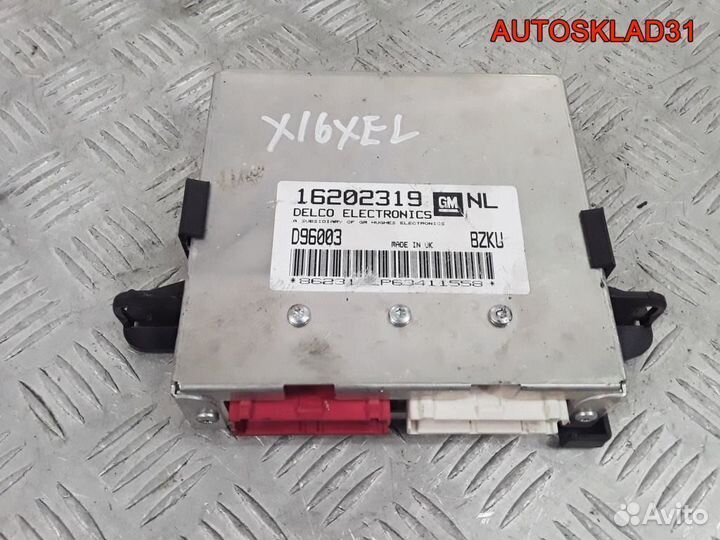 Блок эбу Opel Vectra B X16XEL 16202319