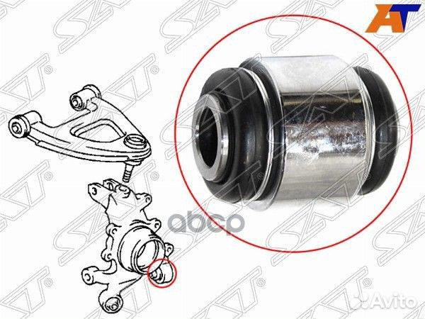 Сайлентблок плавающий задней цапфы toyota