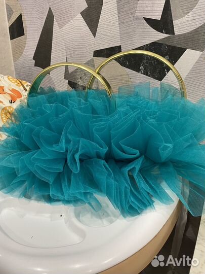 Свадебные кольца на машину