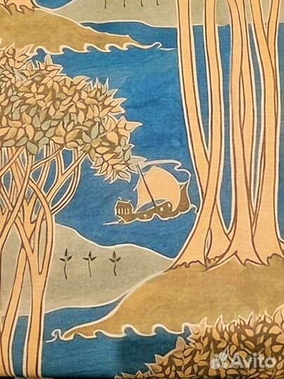 Ткань набивная Тополь модерн Чарльз Войси