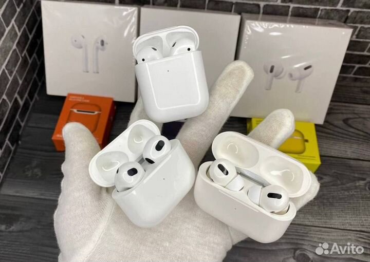 AirPods 2 /3/Pro/Pro2 (Оригинал 99) Премиум