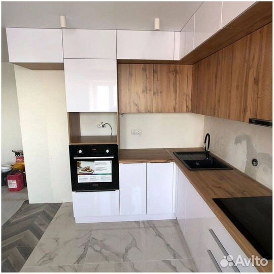 Кухня на заказ эмаль