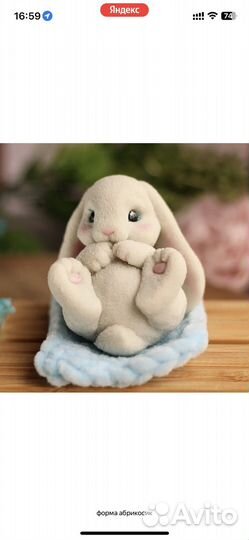 Силиконовая форма зайка Абрикосик