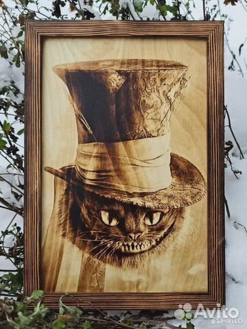 Картина на дереве пирография