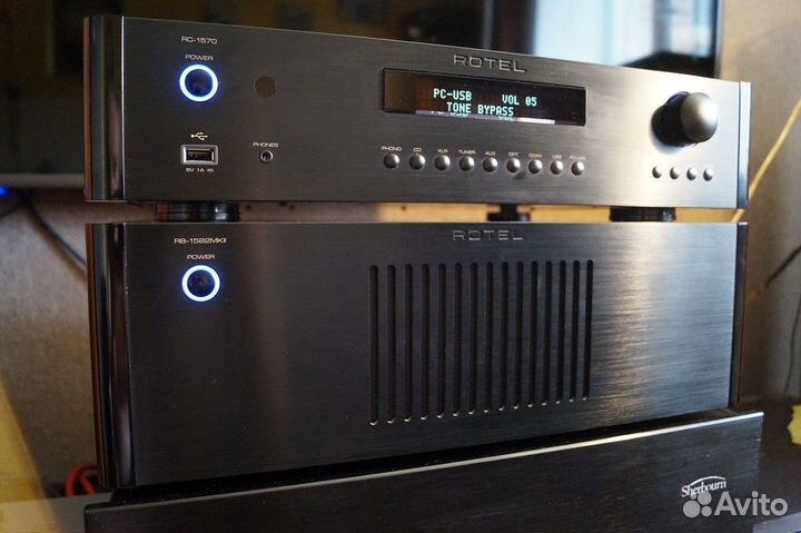 Пред Rotel RC-1570 c мощником Rotel RB-1582 MkII