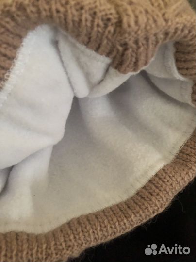 Шапка с шарфом