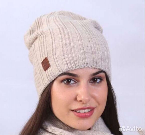 Шапка и шарф палантин