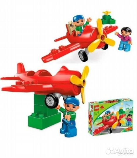Lego duplo лего самолёт 5592 мотоцикл почта 5638