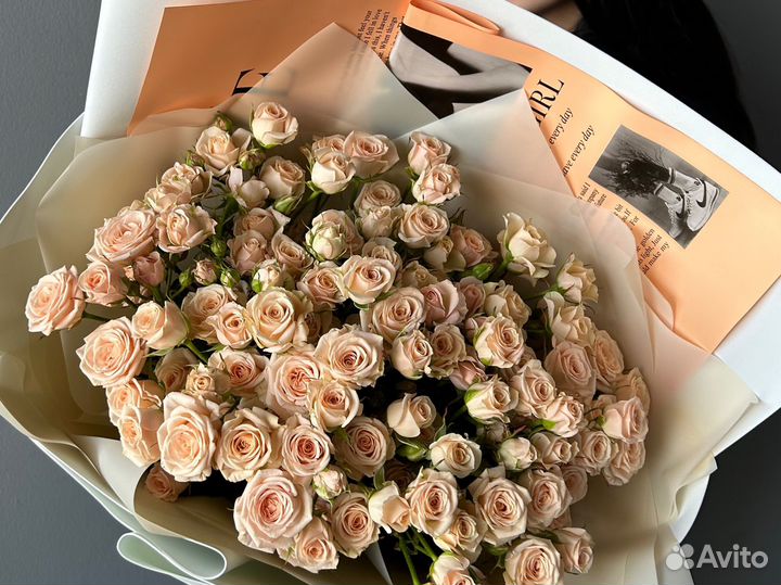 Кустовые розы цветы и доставка