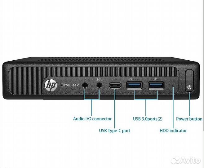 Компактный пк в комплекте c dell 24