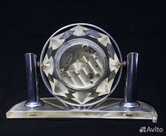 Часы настольные танковые, механические, на ходу, Ч