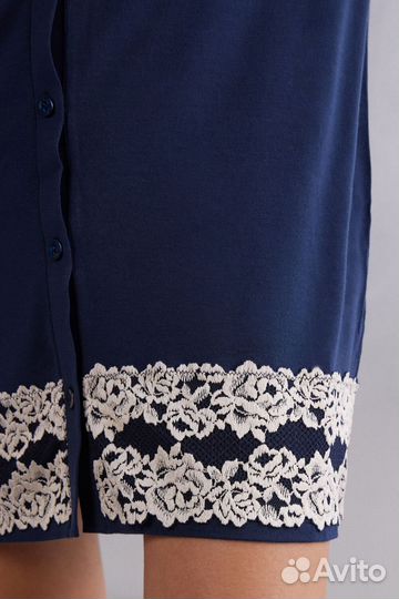 Ночная Рубашка на Застежке Pretty Flower