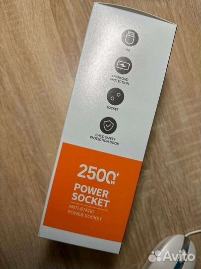 Сетевой фильтр удлинитель с usb и type c