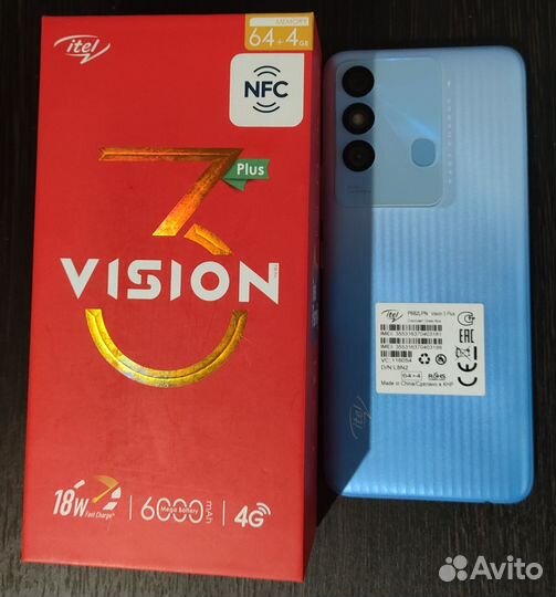 Itel Vision 3 Plus, 4/64 ГБ