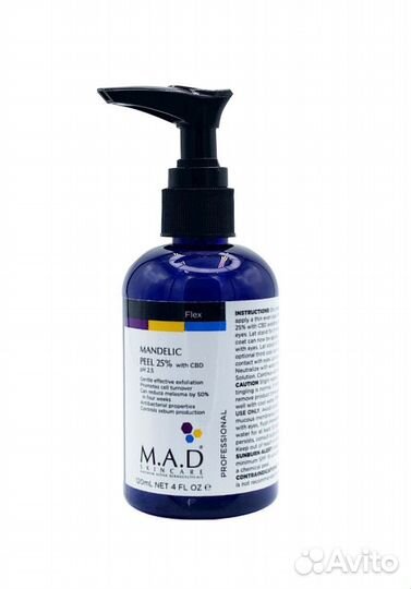 M.A.D Skincare Mandelic Peel 25% with CBD