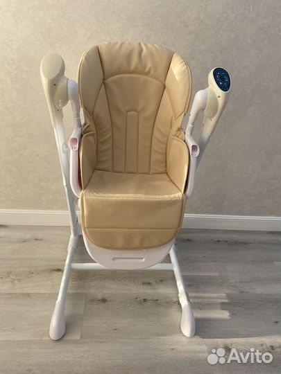 Стульчик для кормления+качели Caretero indigo