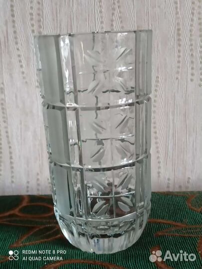 Хрустальные вазы СССР винтаж