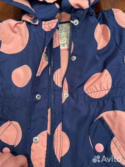 Плащик на девочку на годик 80-86 см